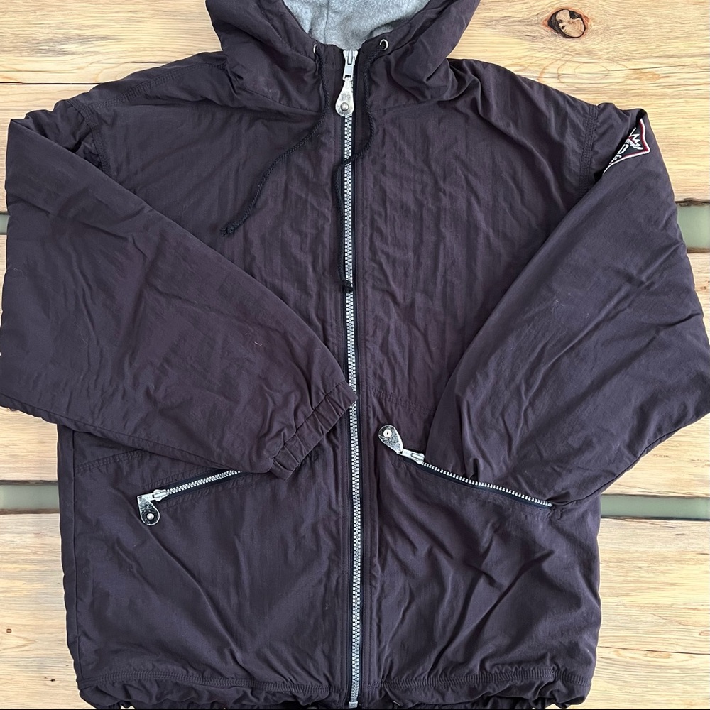 Vintage 90’s MCD More Core Division Fleece Lined Hooded Jacket Surf Skate